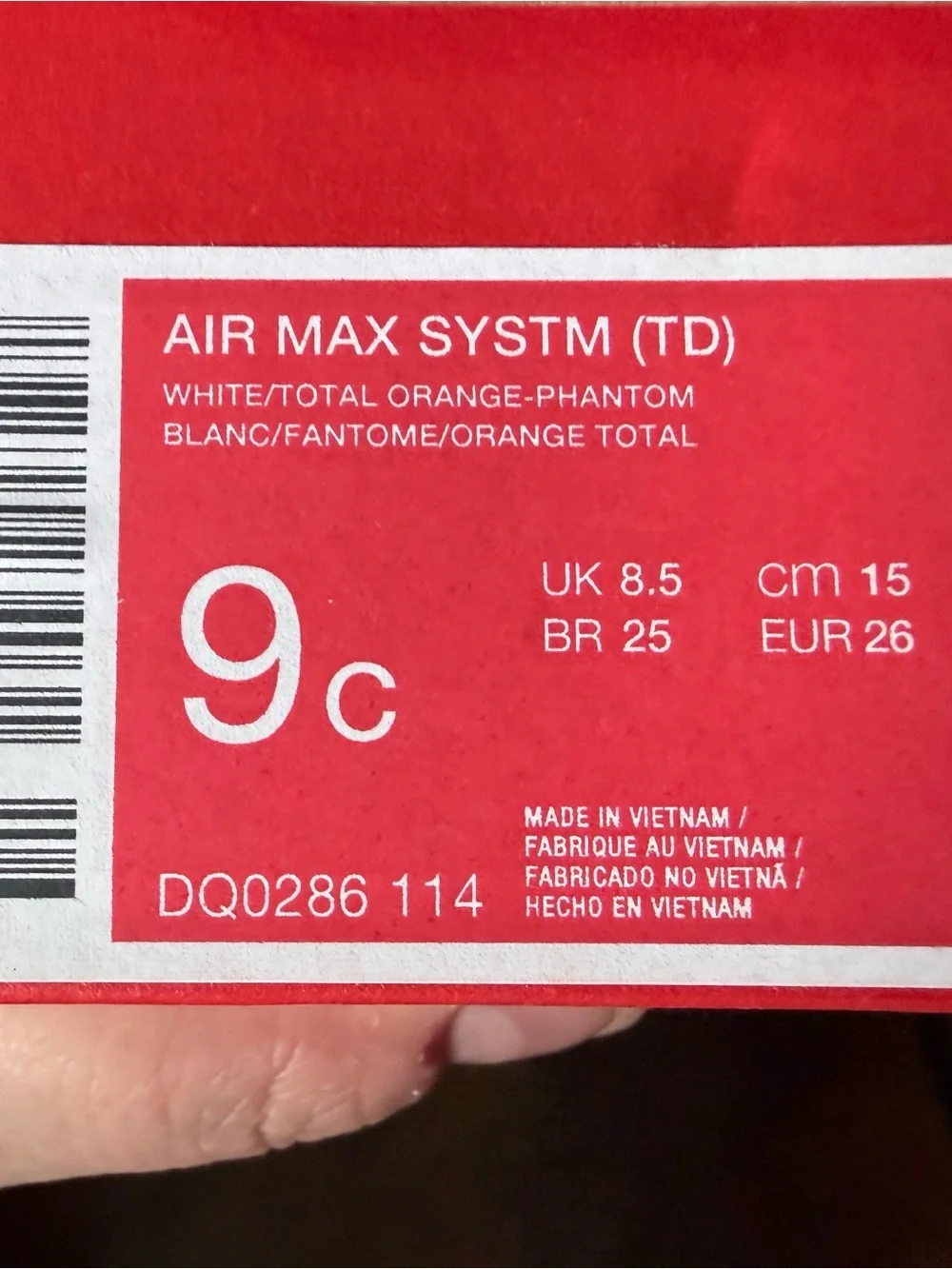 Nike Air Max Systm Toddler